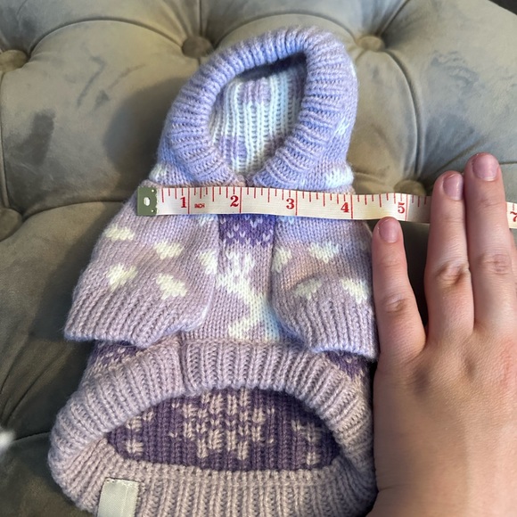 XXS Teacup Dog Sweater - Nordic Purple - Picture 4 of 5
